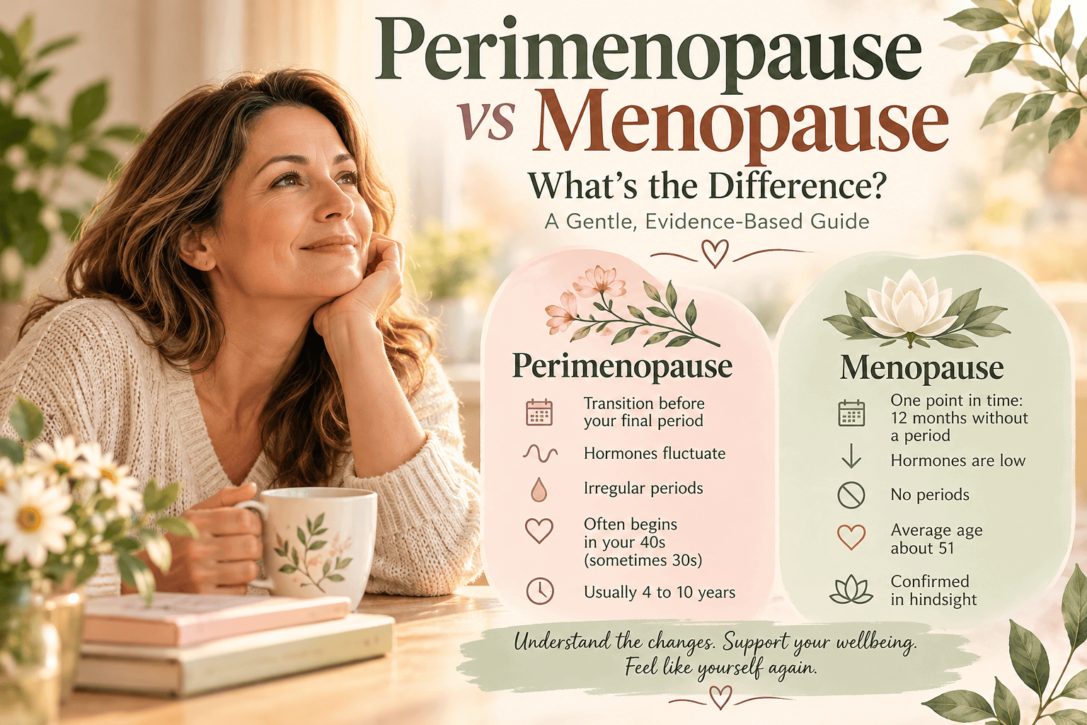 perimenopause Vs menopause
